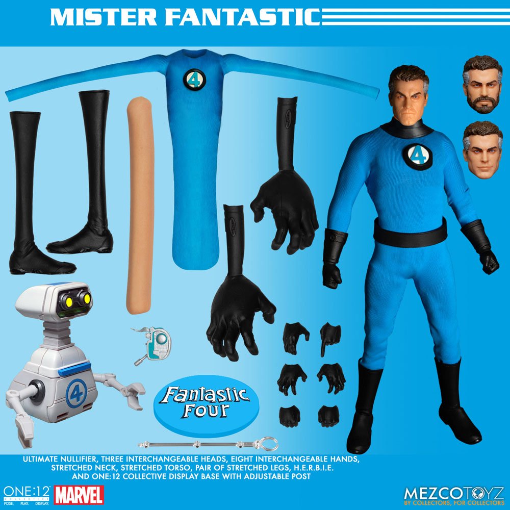 Marvel Action Figures 1/12 Fantastic Four Deluxe Steel Box Set 16 cm - immagine 6