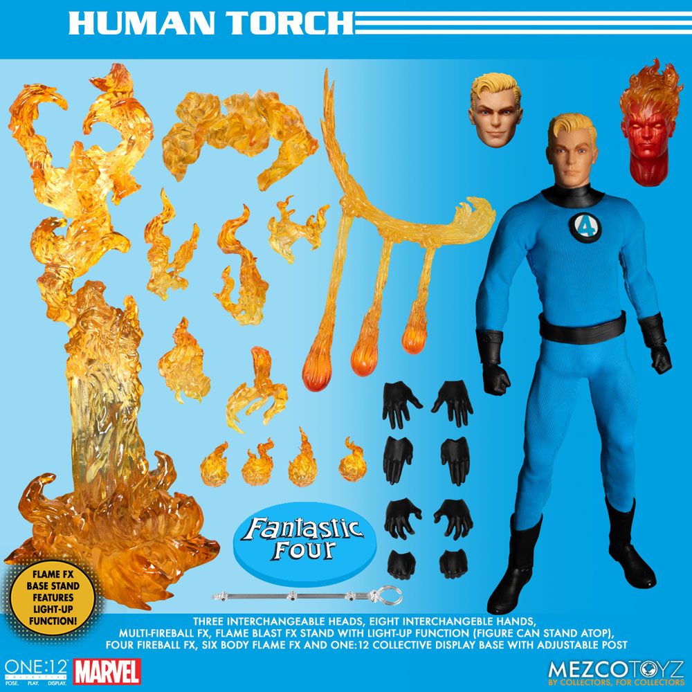 Marvel Action Figures 1/12 Fantastic Four Deluxe Steel Box Set 16 cm - immagine 9