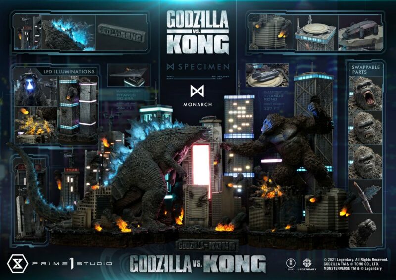 Godzilla vs. Kong Diorama Godzilla vs. Kong Final Battle 80 cm - immagine 2