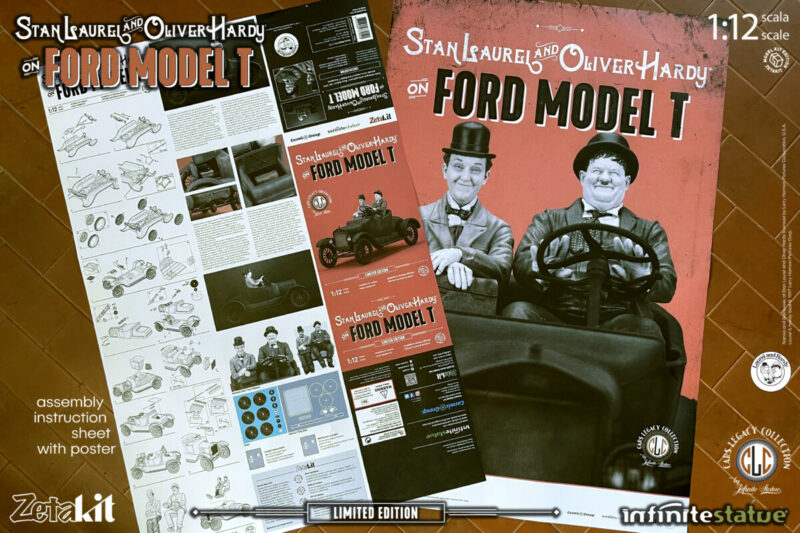 MODEL T WITH LAUREL & HARDY 1/12 RESIN MODEL KIT - immagine 4