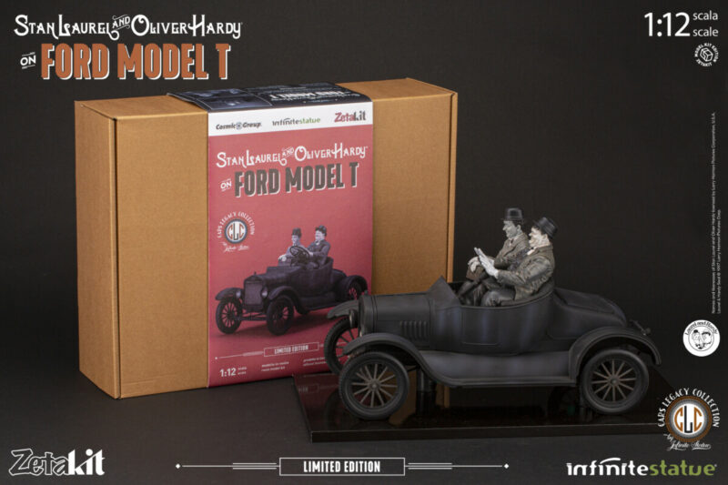 MODEL T WITH LAUREL & HARDY 1/12 RESIN MODEL KIT