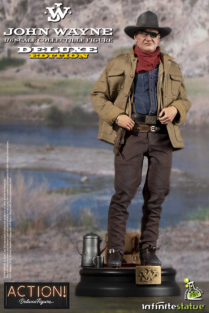 JOHN WAYNE 1/6 DELUXE ACTION FIGURE - immagine 4