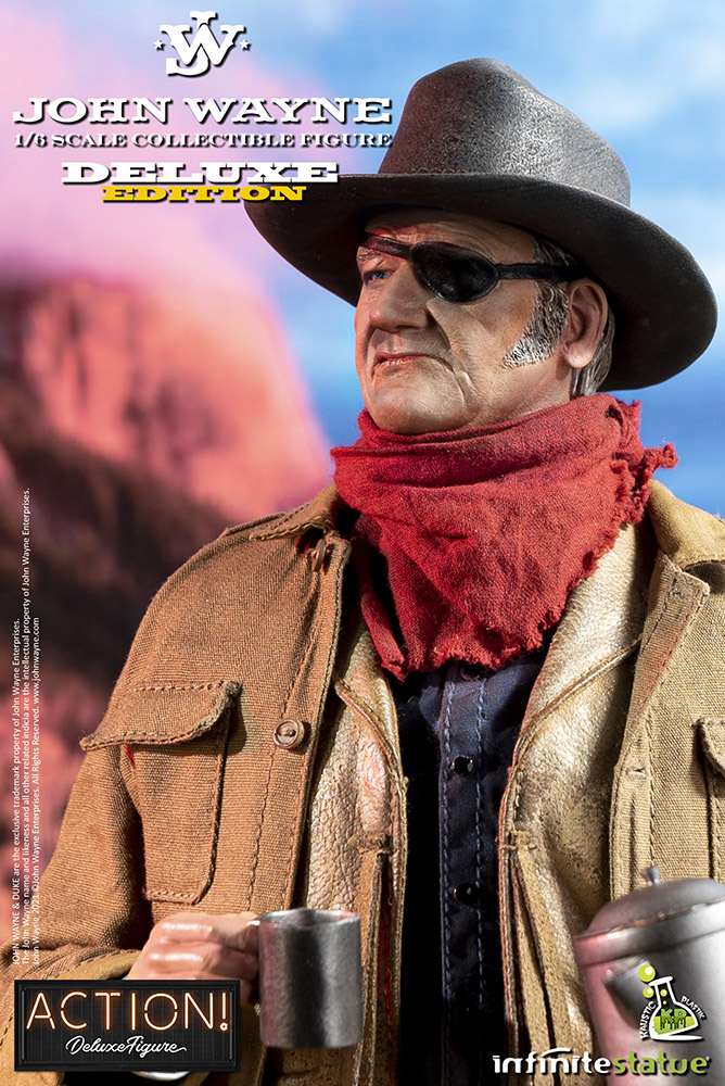 JOHN WAYNE 1/6 DELUXE ACTION FIGURE - immagine 3