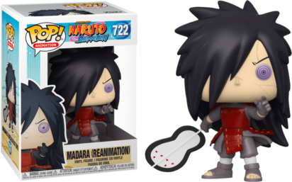 Naruto Shippuden POP! Animation Vinyl Figure & T-Shirt Box Set Madara with Scythe Limited 9 cm