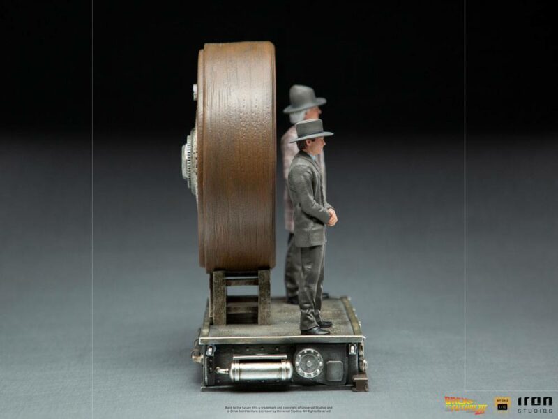 Back to the Future III Deluxe Art Scale Statue 1/10 Marty and Doc at the Clock 30 cm - immagine 4