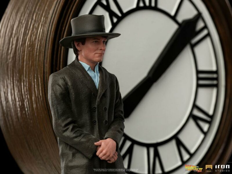 Back to the Future III Deluxe Art Scale Statue 1/10 Marty and Doc at the Clock 30 cm - immagine 3
