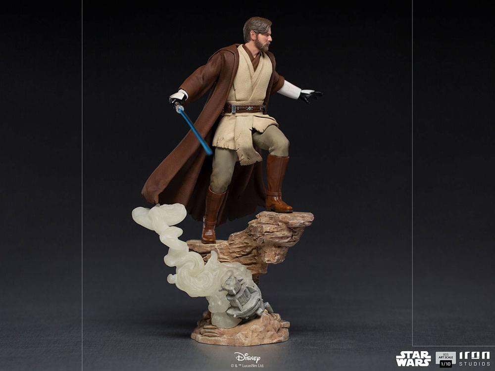 Star Wars Deluxe BDS Art Scale Statue 1/10 Obi-Wan Kenobi 28 cm - immagine 2