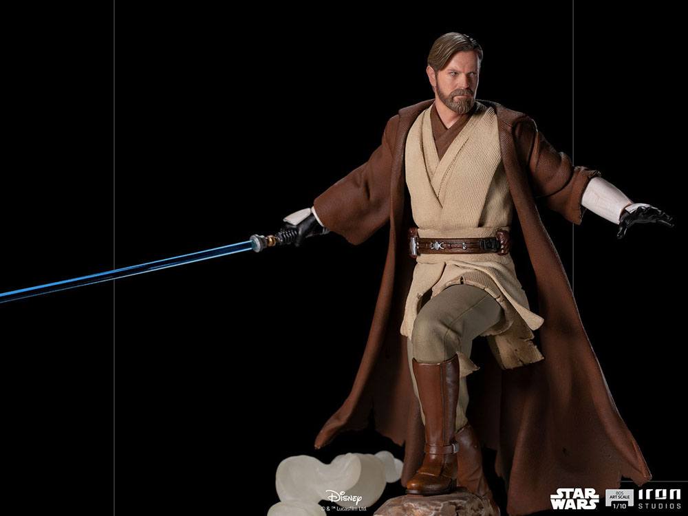 Star Wars Deluxe BDS Art Scale Statue 1/10 Obi-Wan Kenobi 28 cm - immagine 5