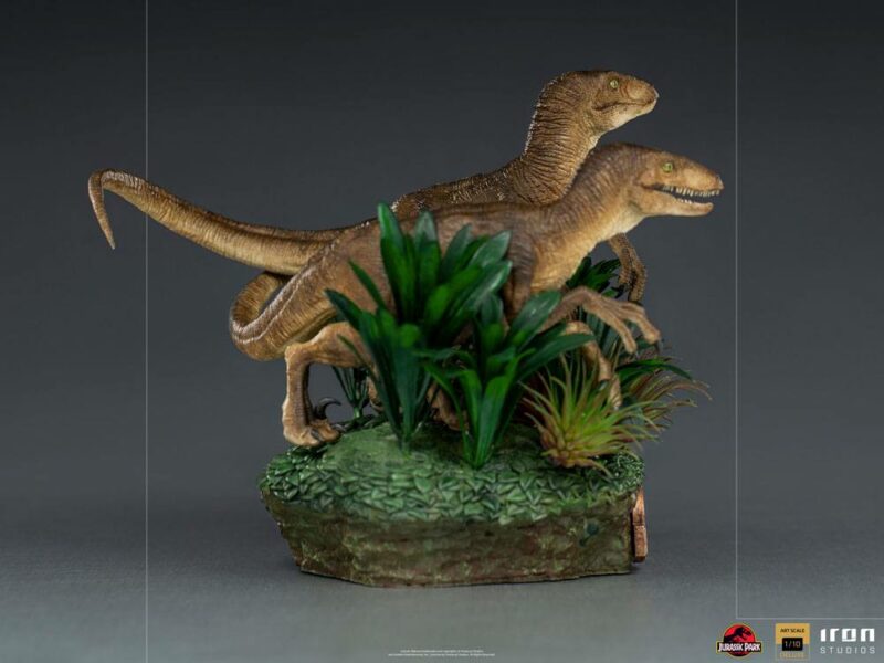 Jurassic Park Deluxe Art Scale Statue 1/10 Just The Two Raptors 20 cm - immagine 4