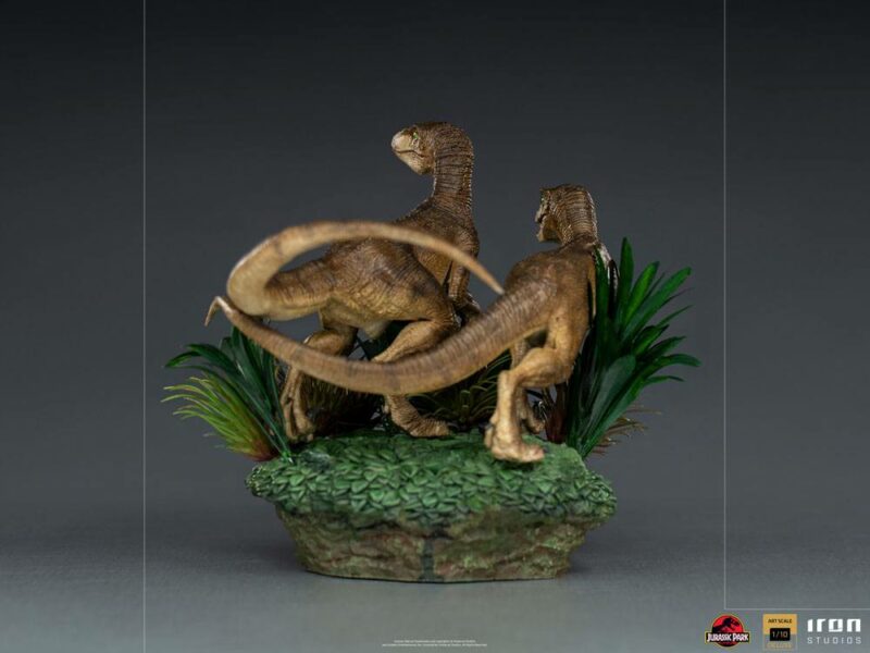 Jurassic Park Deluxe Art Scale Statue 1/10 Just The Two Raptors 20 cm - immagine 3