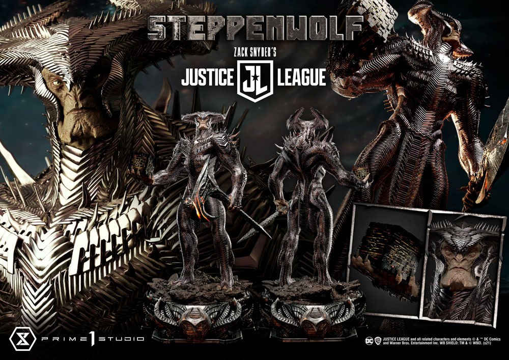 Zack Snyder's Justice League Museum Masterline Statue 1/3 Steppenwolf 102 cm - immagine 2