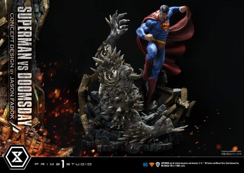 DC Comics Statue 1/3 Superman Vs. Doomsday by Jason Fabok 95 cm - immagine 6