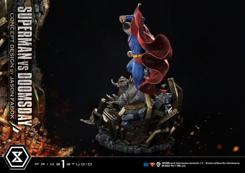 DC Comics Statue 1/3 Superman Vs. Doomsday by Jason Fabok 95 cm - immagine 4