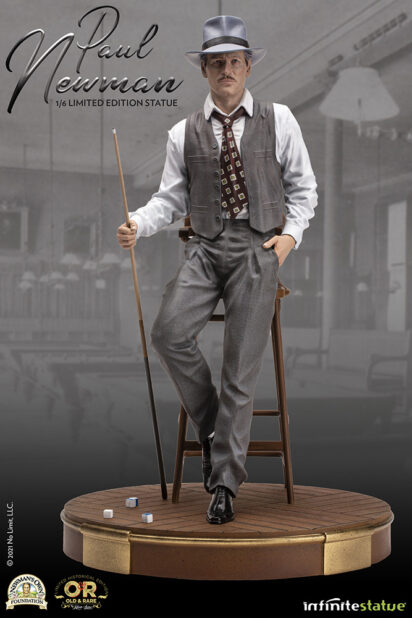 PAUL NEWMAN OLD & RARE 1/6 RESIN STATUE