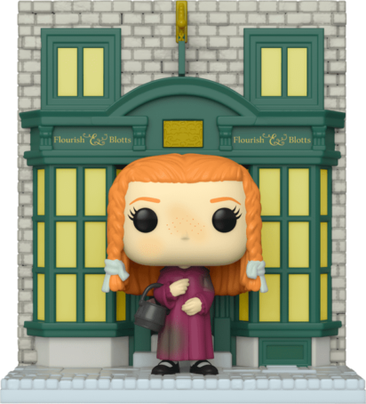 Harry Potter POP! Vinyl Figure Ginny Weasley with Flourish & Blotts Diagon Alley Diorama Deluxe Limited