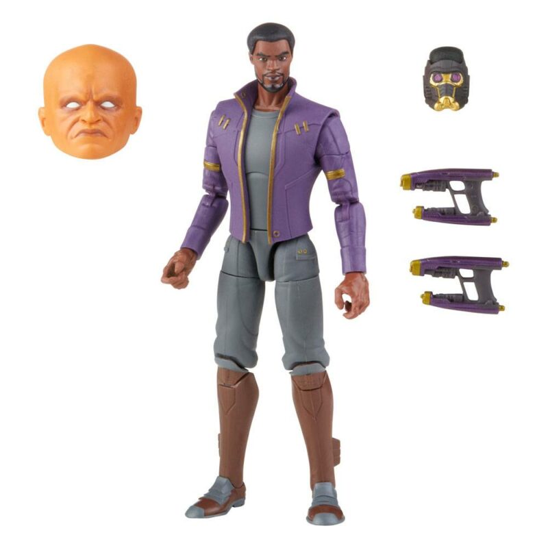 What If! Disney Plus Marvel Legends Series 2022 Wave 1 Action Figure T'Challa Star-Lord 15 cm - immagine 3