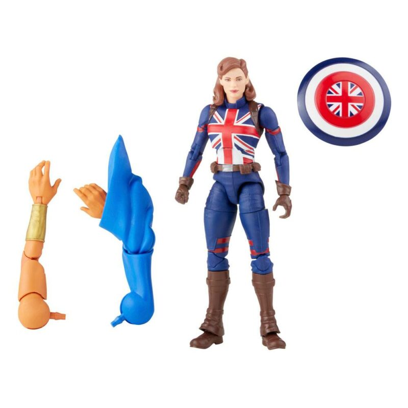 What If! Disney Plus Marvel Legends Series 2022 Wave 1 Action Figure Marvel's Captain Carter 15 cm - immagine 2
