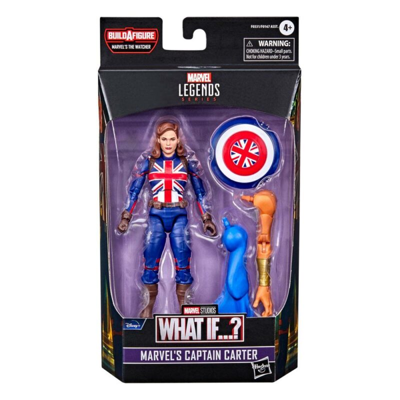 What If! Disney Plus Marvel Legends Series 2022 Wave 1 Action Figure Marvel's Captain Carter 15 cm