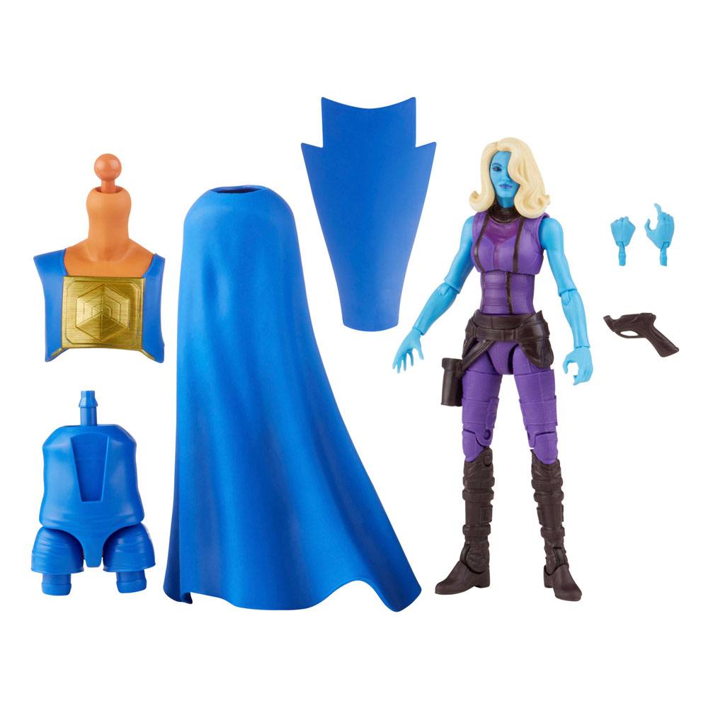 What If! Disney Plus Marvel Legends Series 2022 Wave 1 Action Figure Heist Nebula 15 cm - immagine 2