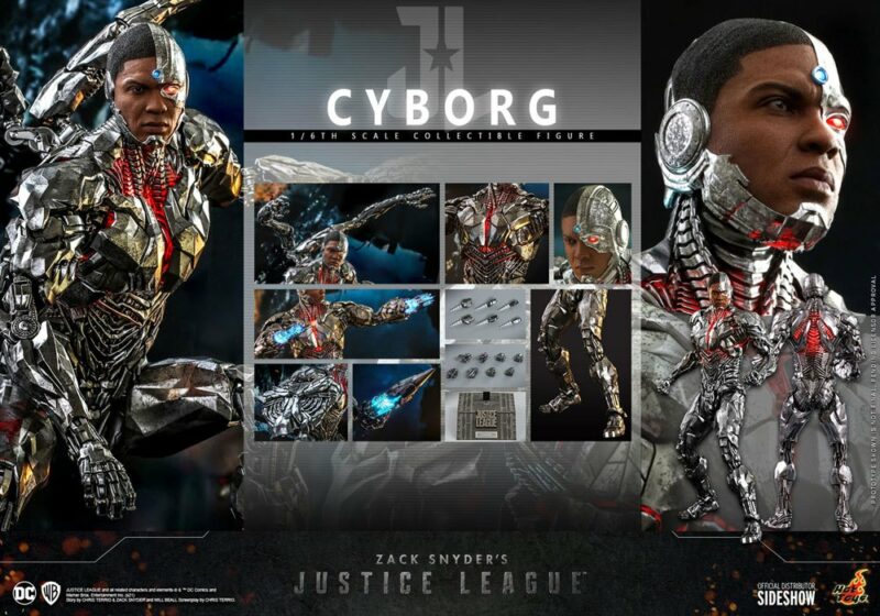 Zack Snyder`s Justice League Action Figure 1/6 Cyborg 32 cm - immagine 2