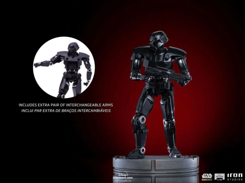 Star Wars The Mandalorian BDS Art Scale Statue 1/10 Dark Trooper 24 cm - immagine 6