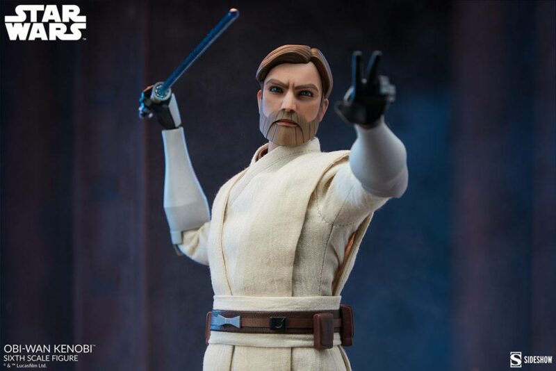 Star Wars The Clone Wars Action Figure 1/6 Obi-Wan Kenobi 30 cm - immagine 6