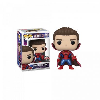 What If...? POP! Animation Vinyl Figure Zombie Hunter Spidey (MT) (Unmasked) 9 cm