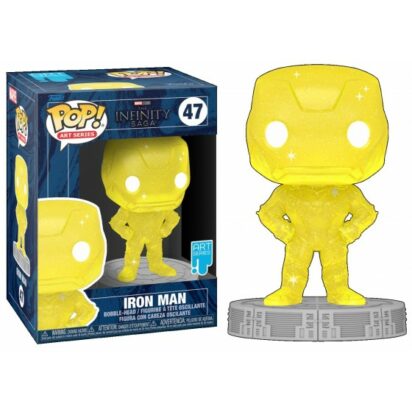 Infinity Saga POP! Artist Series Vinyl Figure Iron Man (Yellow) 9 cm