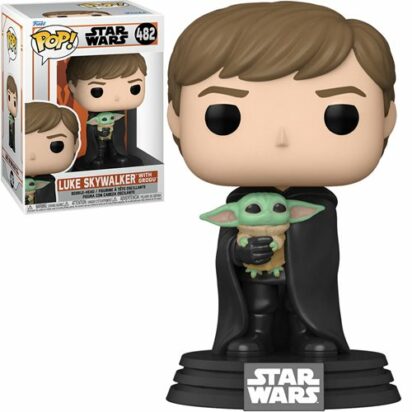 Star Wars The Mandalorian POP! TV Vinyl Figure Luke with Child 9 cm