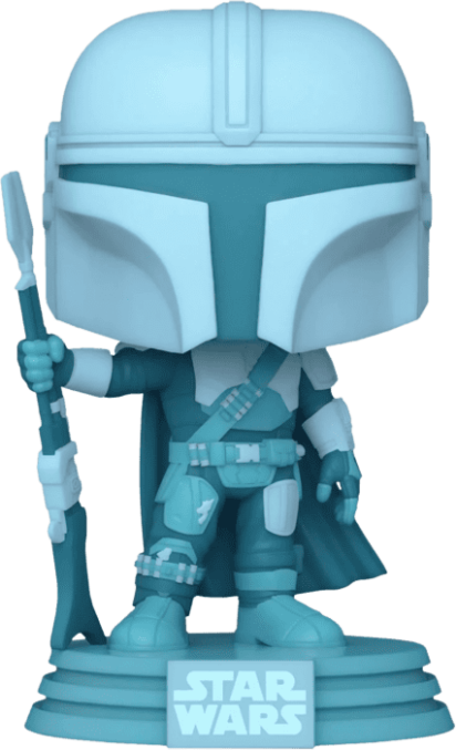 The Mandalorian POP! Vinyl Figure The Mandalorian Hologram Glow in the Dark Limited