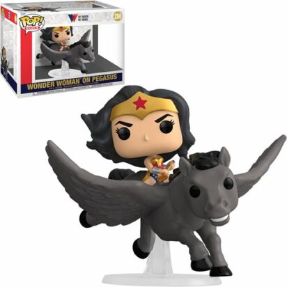Wonder Woman POP! Rides Vinyl Figure Wonder Woman 80th on Pegasus 15 cm