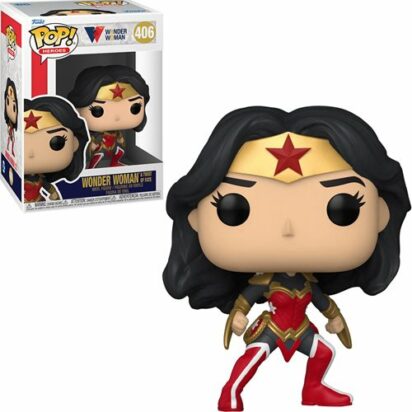 Wonder Woman 80th Anniversary POP! Heroes Vinyl Figure Wonder Woman (A Twist Of Fate) 9 cm