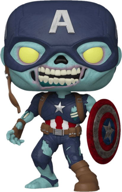 Marvel What If...? POP! TV Supersized Vinyl Figure Zombie Captain America Limited 25 cm