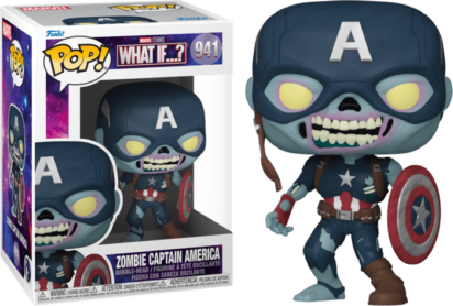 Marvel What If...? POP! TV Vinyl Figure Zombie Captain America 9 cm