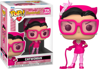 DC Comics POP! Heroes Vinyl Figure BC Awareness - Bombshell Catwoman 9 cm