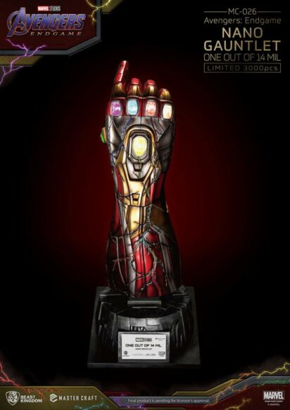 Avengers Endgame Master Craft Statue Nano Gauntlet 1/14000605 47 cm