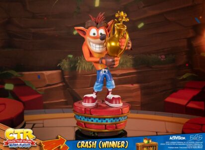 Crash Team Racing Nitro-Fueled Statue Crash (Winner) 46 cm