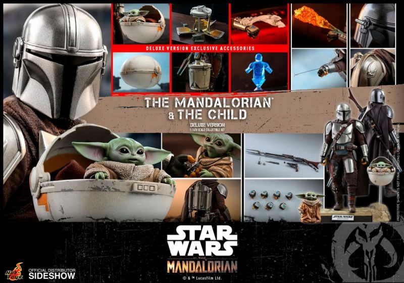 Star Wars The Mandalorian Action Figure 2-Pack 1/6 The Mandalorian & The Child Deluxe 30 cm - immagine 5