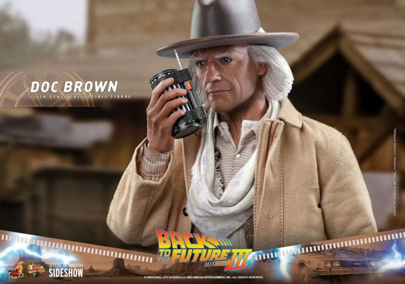 Back To The Future III Movie Masterpiece Action Figure 1/6 Doc Brown 32 cm - immagine 3