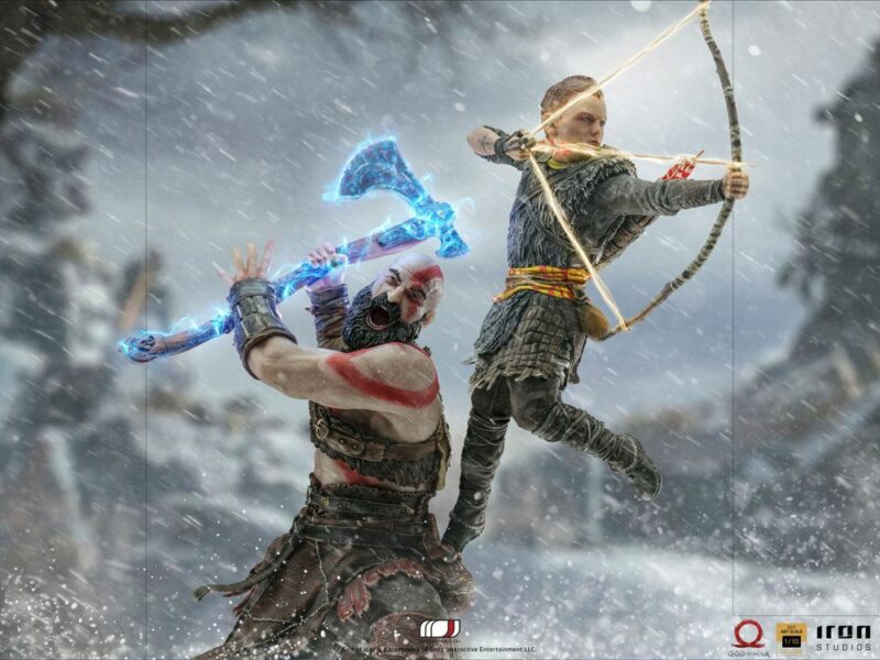 God of War BDS Art Scale Statue 1/10 Kratos & Atreus 34 cm - immagine 5