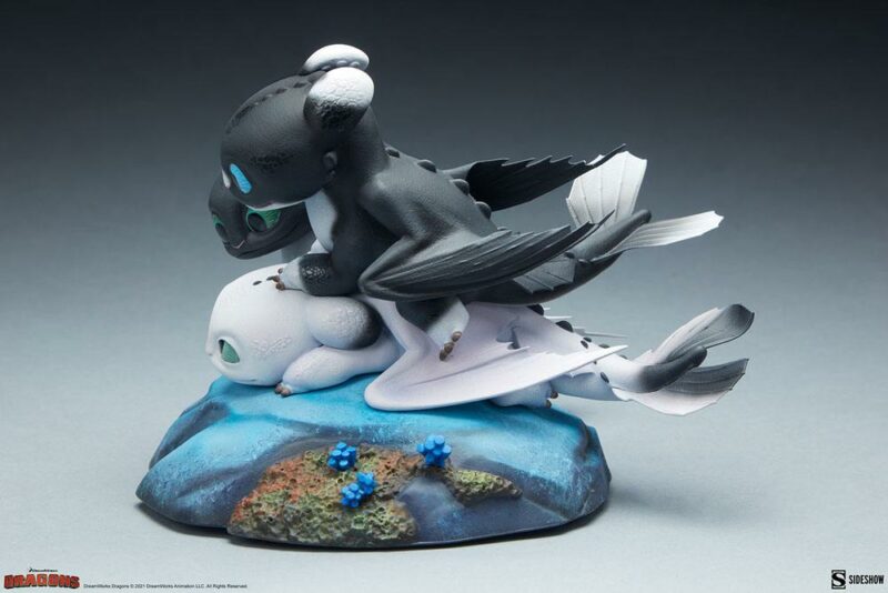 How to Train Your Dragon: The Hidden World Statue Dart, Pouncer and Ruffrunner 15 cm - immagine 5