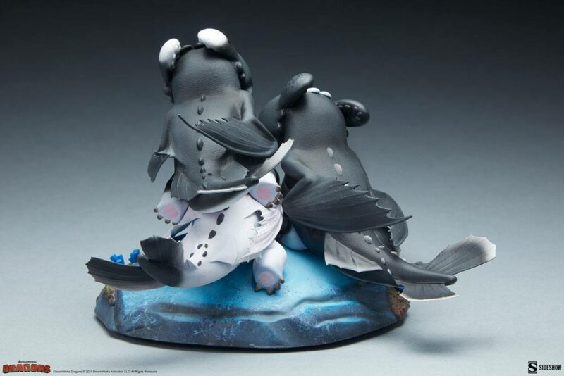 How to Train Your Dragon: The Hidden World Statue Dart, Pouncer and Ruffrunner 15 cm - immagine 4