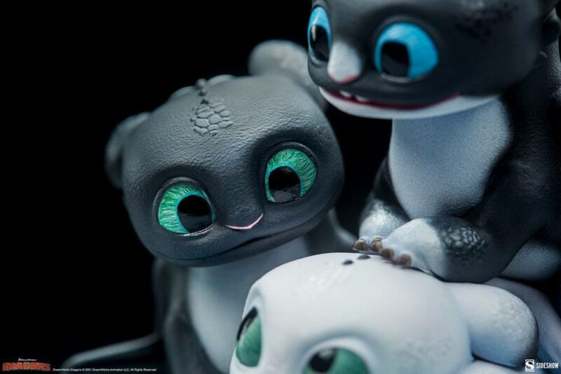 How to Train Your Dragon: The Hidden World Statue Dart, Pouncer and Ruffrunner 15 cm - immagine 6