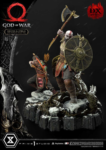 God of War Premium Masterline Series Statue Kratos and Atreus in the Valkyrie (Deluxe Version) 72 cm