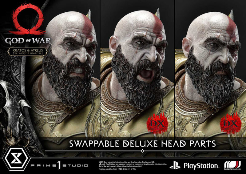 God of War Premium Masterline Series Statue Kratos and Atreus in the Valkyrie (Deluxe Version) 72 cm - immagine 5