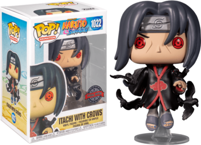 Naruto Shippuden POP! Animation Vinyl Figure Itachi with Crows Limited 9 cm