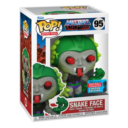 Master of The Universe POP! Vinyl Figure Snake Face (2021 Fall Convention Exclusive)
