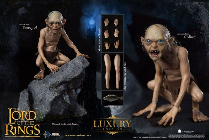 Lord of the Rings Action Figure 1/6 Gollum (Luxury Edition) 19 cm - immagine 4