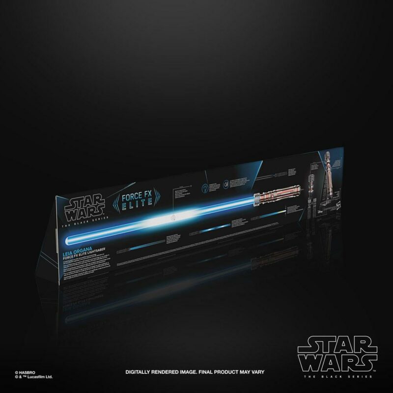 Star Wars Episode IX Black Series Replica 1/1 Force FX Elite Lightsaber Leia Organa - immagine 4