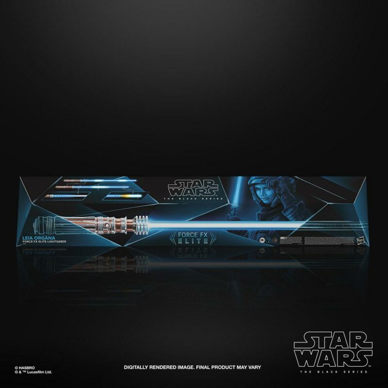 Star Wars Episode IX Black Series Replica 1/1 Force FX Elite Lightsaber Leia Organa - immagine 3